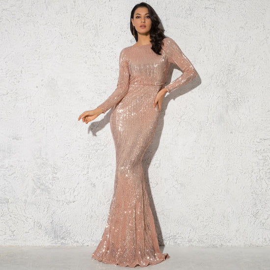 Long Sleeve Dresses & Gowns | Afterpay | Sezzle | We Ship Worldwide – A&N  Luxe Label
