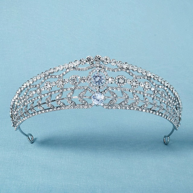 
                      
                        Silver or Gold Color Crystal Rhinestone Tiara Crowns
                      
                    