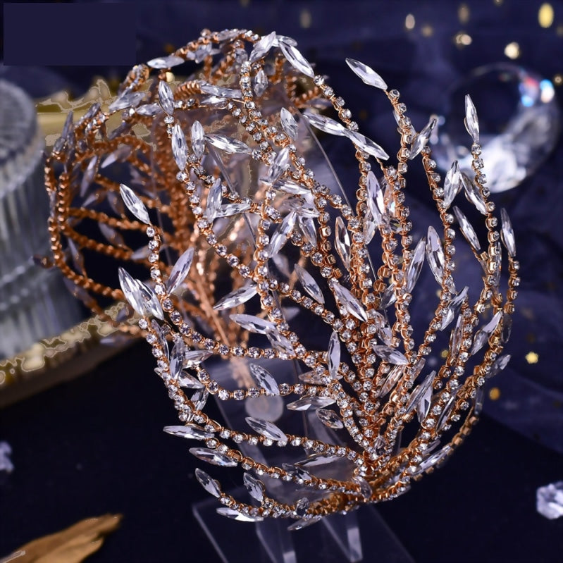 
                      
                        Shinny Crystal Rhinestone Bridal Wedding Hair Tiara Headband Hair Vine Accessories
                      
                    