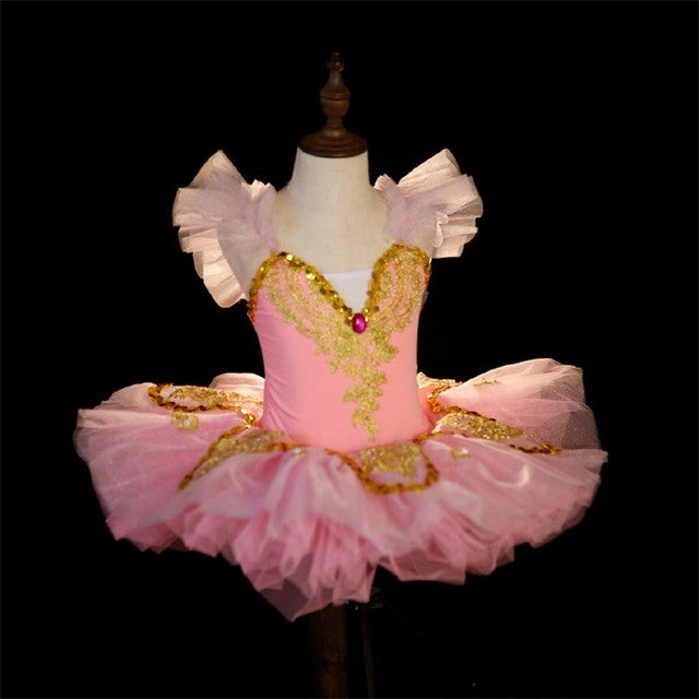 Professional Ballet Tutu Costume Pancake Girls Ballerina Dress