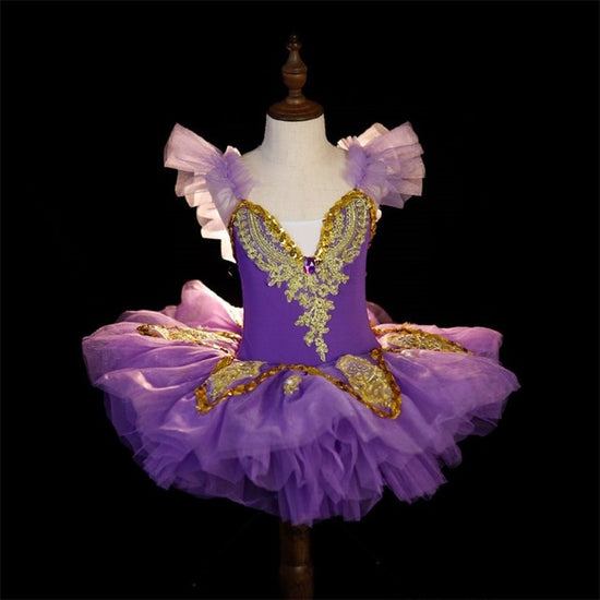 Professional Ballet Tutu Costume Pancake Girls Ballerina Dress