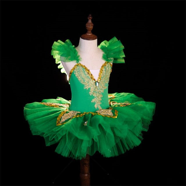 Professional Ballet Tutu Costume Pancake Girls Ballerina Dress