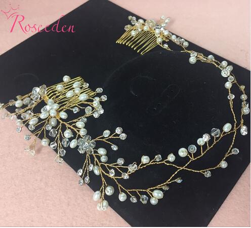 Silver Gold Charm Hair Comb For Wedding Hair Accessories - TulleLux Bridal Crowns &  Accessories 