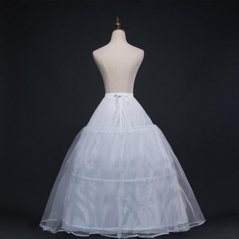 Wedding Dress Crinoline Bridal Petticoat Underskirt 3 Hoops - TulleLux Bridal Crowns &  Accessories 