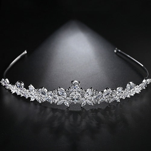 Pretty Princess Tiara for Prom, Pageant, Sweet 16 Crown Hair Accessory - TulleLux Bridal Crowns &  Accessories 