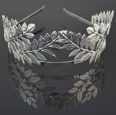 Elegant Baroque  Metal Leaves Hairband Tiaras with Forehead Jewelry Bridal  Wedding Hair Accessories - TulleLux Bridal Crowns &  Accessories 