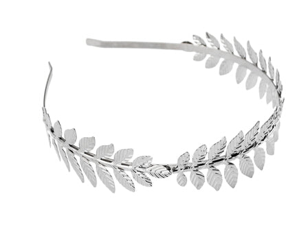 Elegant Baroque  Metal Leaves Hairband Tiaras with Forehead Jewelry Bridal  Wedding Hair Accessories - TulleLux Bridal Crowns &  Accessories 