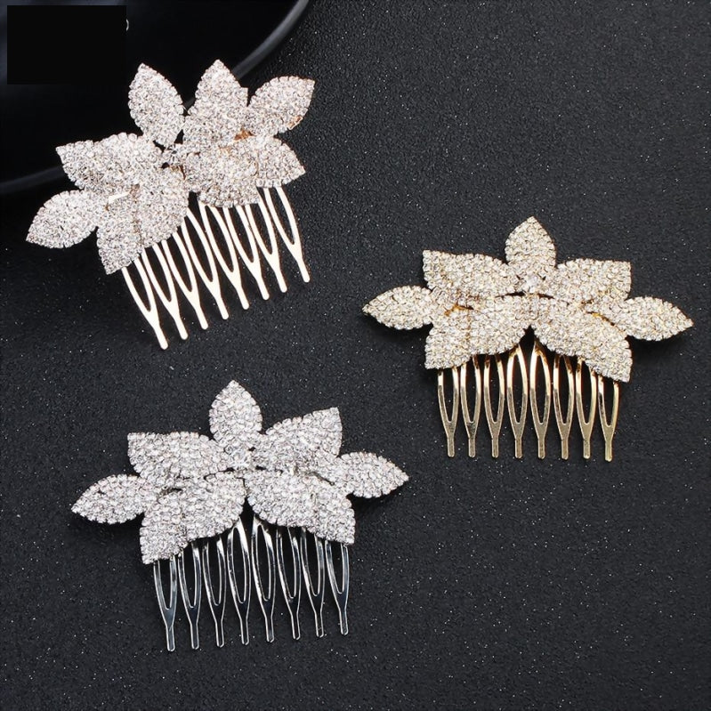 Load image into Gallery viewer, Full Austrian Crystal Hair Combs Fashion Wedding Bridal Hair Jewelry - TulleLux Bridal Crowns &amp;amp;  Accessories 
