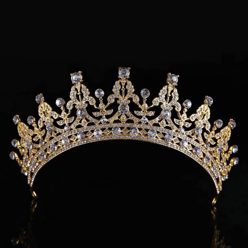 
                      
                        Luxury Bridal Crystal Tiara Crowns Princess Queen Pageant Prom Rhinestone Veil Tiaras Headband Wedding Hair Accessories - TulleLux Bridal Crowns &  Accessories 
                      
                    