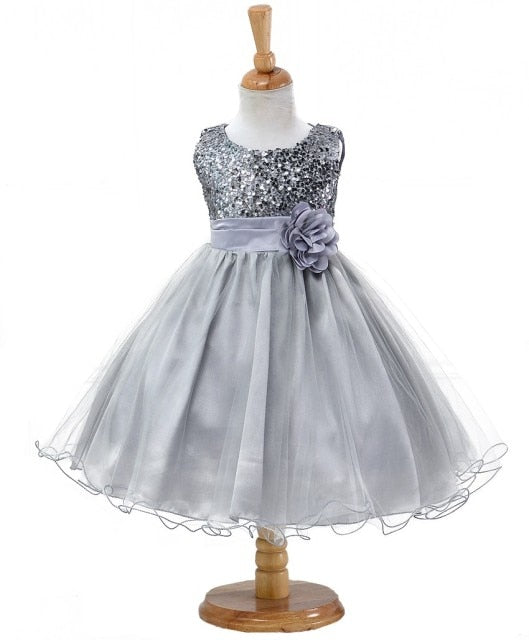 
                      
                        Girls Sequined Flower Princess Party Dress, Baby Girls - TulleLux Bridal Crowns &  Accessories 
                      
                    