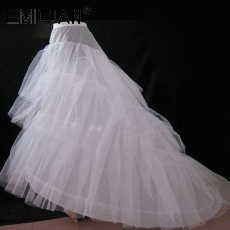 Women's Petticoat 4 Hoop A-Line Underskirt Crinoline Floor Length Wedding  Ball Gown Skirt Slips Bridal Dress petticoats White : : Clothing,  Shoes & Accessories