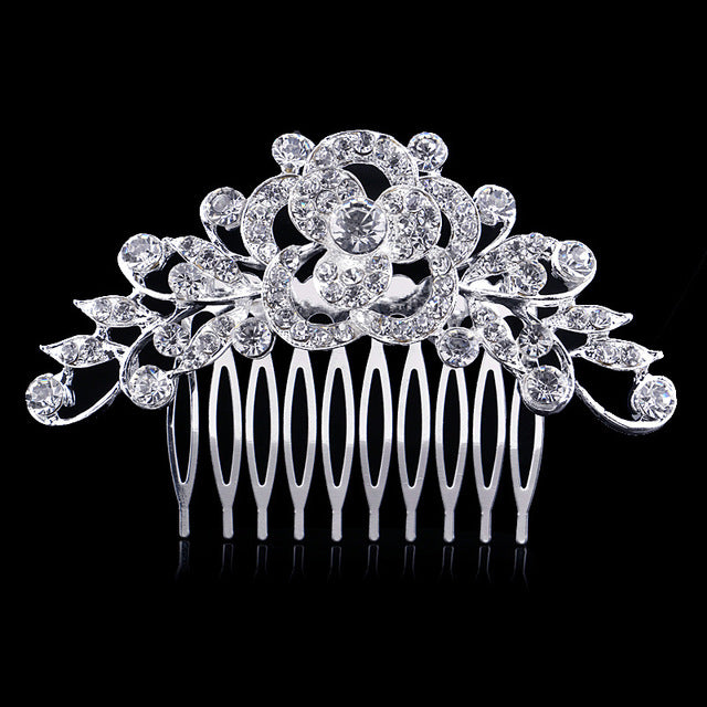 
                      
                        Crystal Bridal Hair Comb Wedding Hair Accessories  Rhinestone Party Accessories - TulleLux Bridal Crowns &  Accessories 
                      
                    