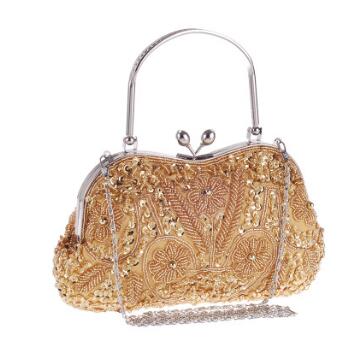 Vintage Clutch Bag Beaded Evening Handbag Bridal Party Wedding Purse - TulleLux Bridal Crowns &  Accessories 