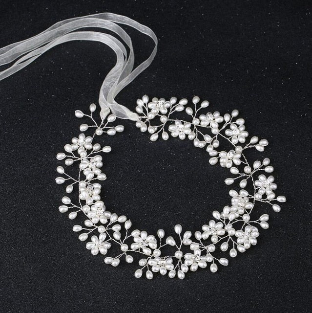 
                      
                        Crystal Rhinestone Bridal Headpieces Satin Ribbon Wedding Hair Accessories for Brides Tiaras Crowns Headbands - TulleLux Bridal Crowns &  Accessories 
                      
                    