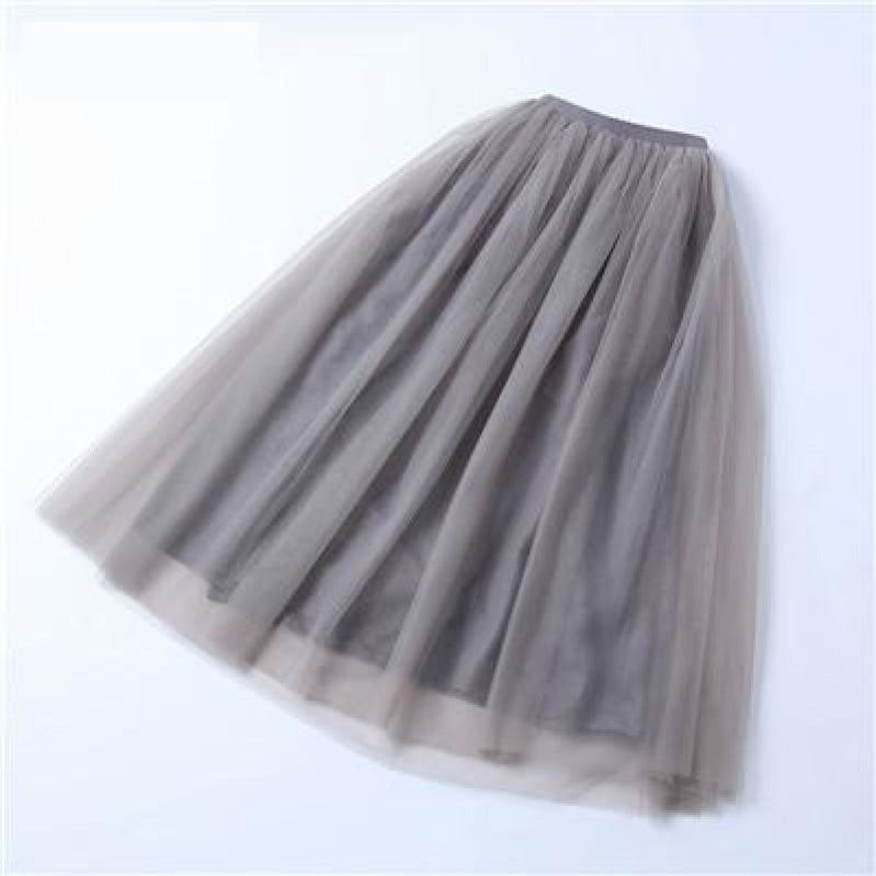 Load image into Gallery viewer, 4 Layer Maxi Ankle Length Organza  Bridesmaid Wedding Skirt One Size - TulleLux Bridal Crowns &amp;amp;  Accessories 
