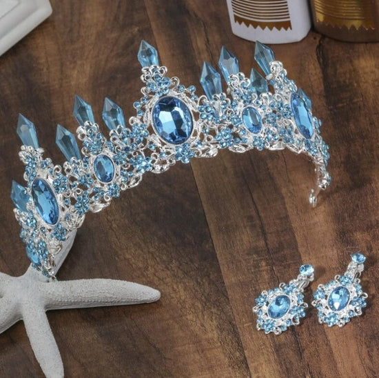 Wedding Hair Accessories Crystal Bridal Pageant Tiaras Rhinestone Crowns - TulleLux Bridal Crowns &  Accessories 