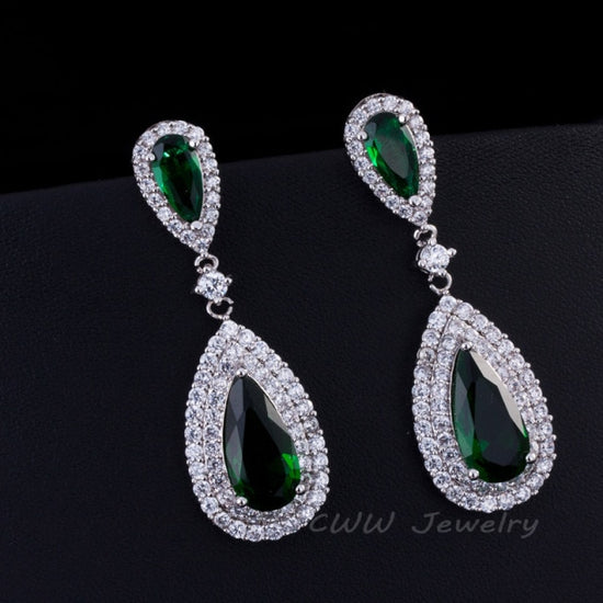 Load image into Gallery viewer, Luxury Water Drop Long Royal Party Jewelry Earrings
