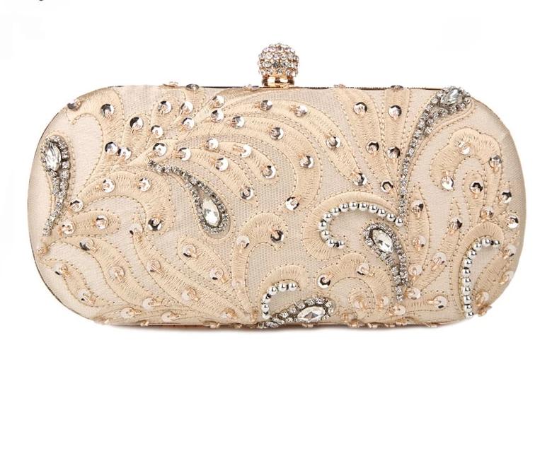 Luxury Evening Bags Fashion Full Dress Day Clutch  Handmade Purse - TulleLux Bridal Crowns &  Accessories 