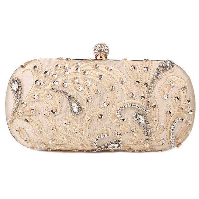 Load image into Gallery viewer, Luxury Evening Bags Fashion Full Dress Day Clutch  Handmade Purse - TulleLux Bridal Crowns &amp;amp;  Accessories 
