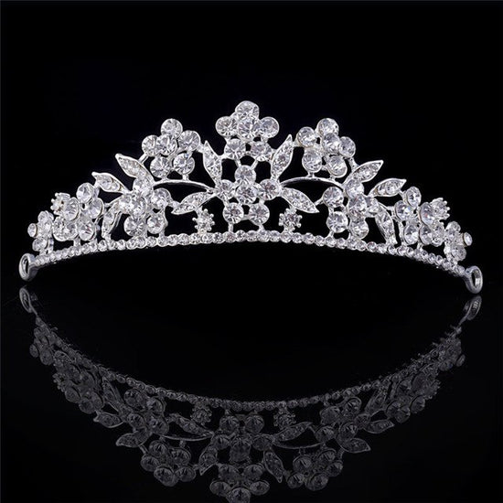 Crystal Princess Queen Crown Pageant Bridal Wedding Tiara - TulleLux Bridal Crowns &  Accessories 