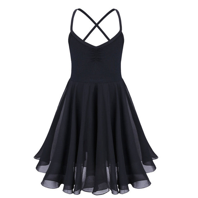 Sleeveless Young Girls Ballet  Ballerina Dancing Leotard
