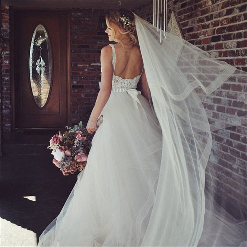 Wedding Veil Cathedral Length With Blusher Two Tier Bridal Accessory, Featuring two layers and a 2 inch trim, this veil adds a touch of elegance t