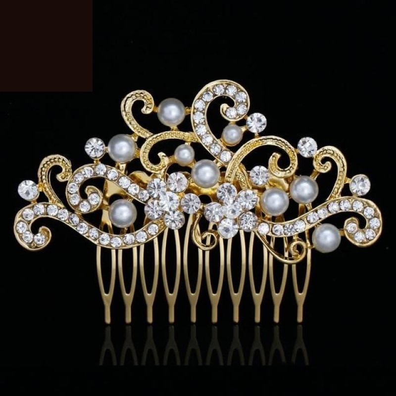 
                      
                        European Designs Simulated Pearl Crystal Flower Bridal Hair Combs Wedding Hair Jewelry - TulleLux Bridal Crowns &  Accessories 
                      
                    