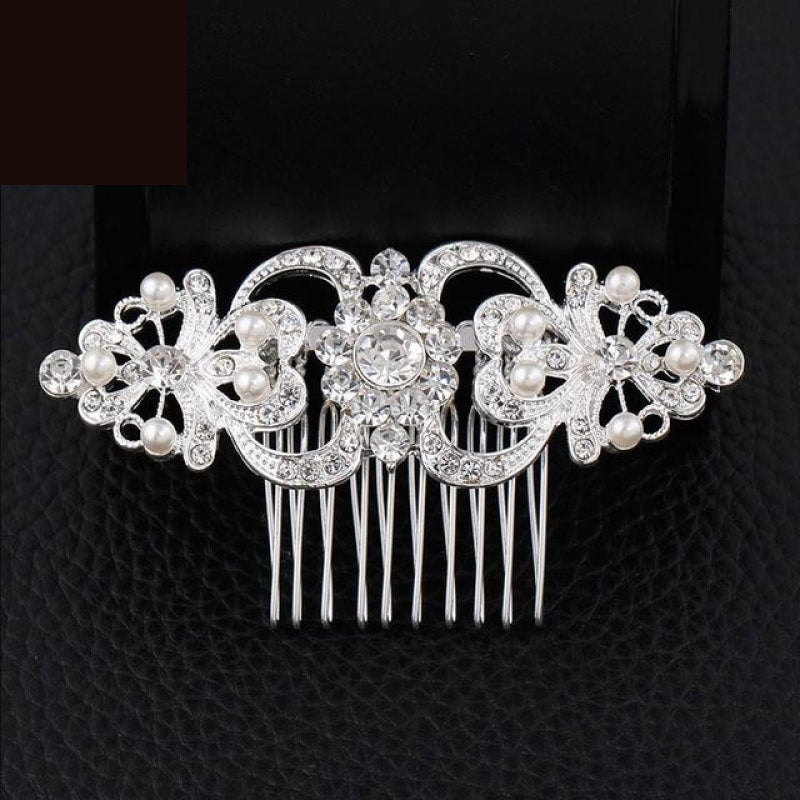 
                      
                        European Designs Simulated Pearl Crystal Flower Bridal Hair Combs Wedding Hair Jewelry - TulleLux Bridal Crowns &  Accessories 
                      
                    
