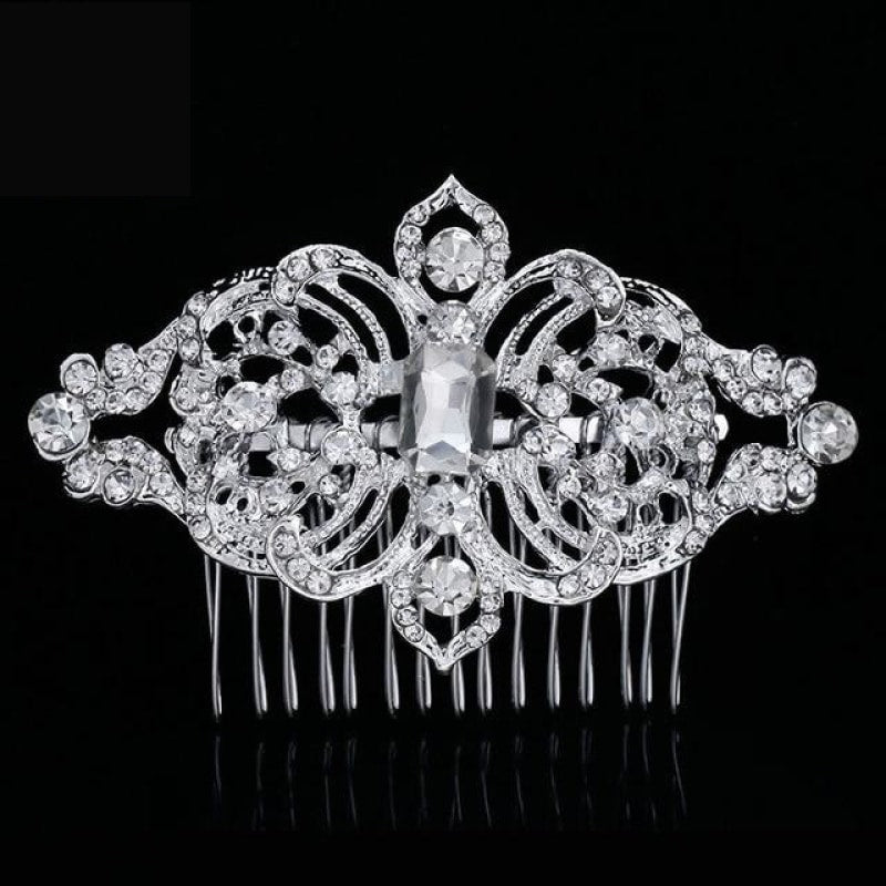 
                      
                        European Designs Simulated Pearl Crystal Flower Bridal Hair Combs Wedding Hair Jewelry - TulleLux Bridal Crowns &  Accessories 
                      
                    
